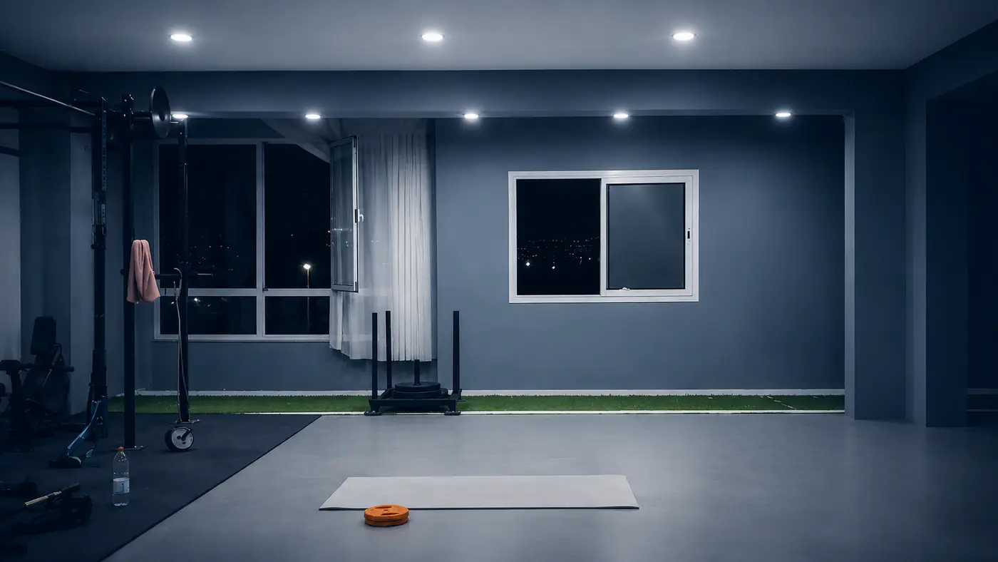 Espace dédié aux cours collectifs et au fitness