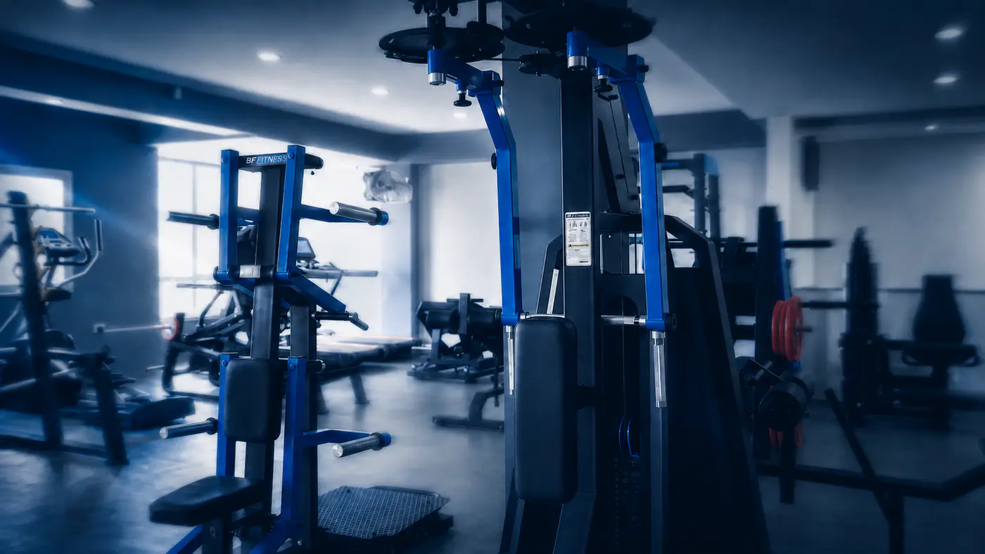 Rack de squat et barres olympiques
